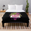 Creepy Cute Audrey Plant Vintage Spooky Horror Musical Plush Blanket