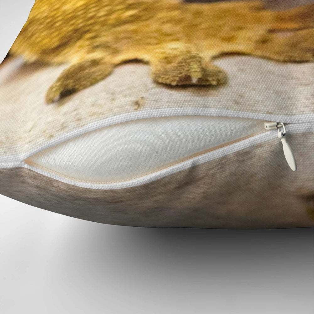 Plush Male Crested Gecko Pillow for Reptile Lovers
