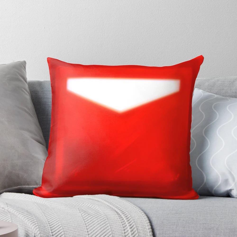 Beat Saber Crimson Red Cube Block Pillow for Virtual Reality Headsets