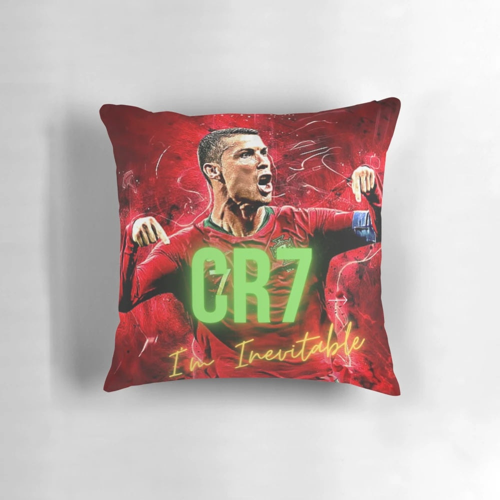Cristiano Ronaldo CR7 Football Pillow - Soft, Comfortable Fan Art Decor