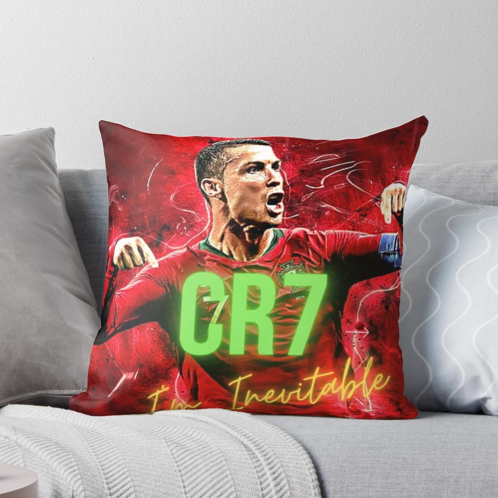 Cristiano Ronaldo CR7 Football Pillow - Soft, Comfortable Fan Art Decor
