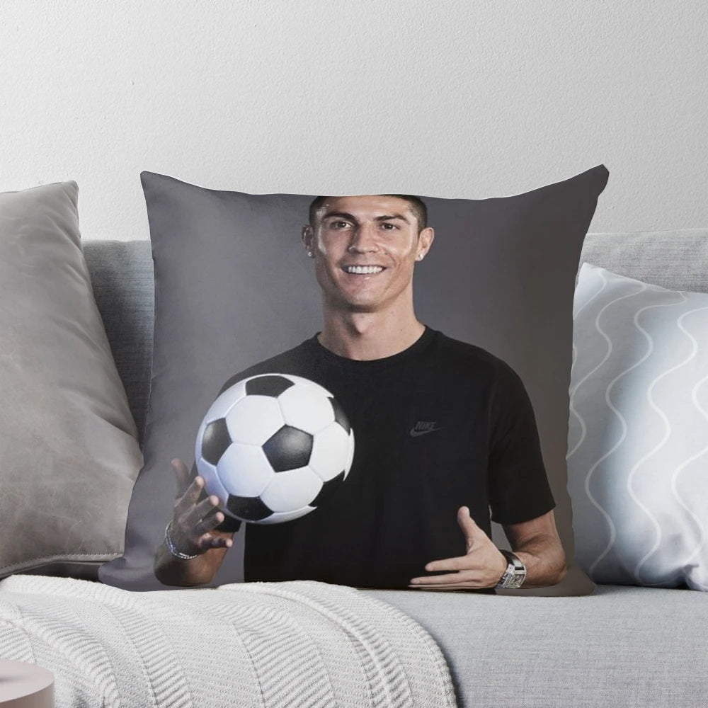 Cristiano Ronaldo CR7 Pillow - Soft, Comfortable Football Pillow for Fans