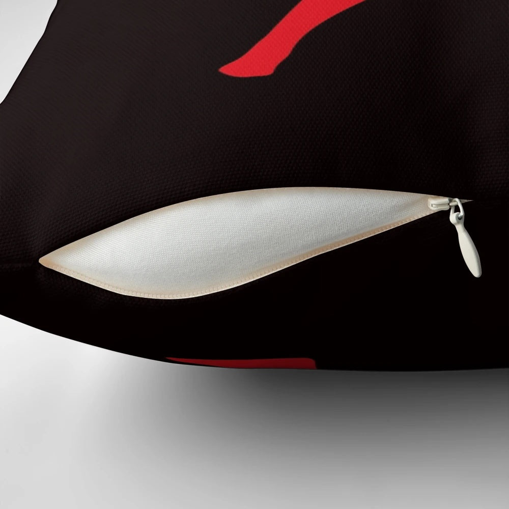 Cozy pillow featuring Cristiano Ronaldo's famous "Siu" celebration pose