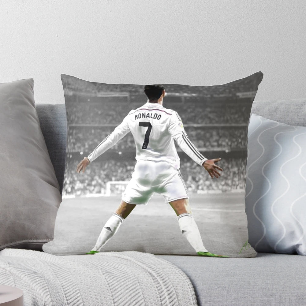 Cristiano Ronaldo inspired football pillow