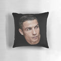 Plush pillow featuring a Cristiano Ronaldo-inspired design for soccer fans