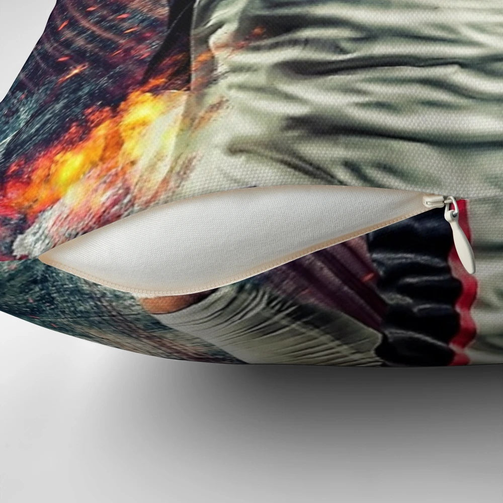 Cristiano Ronaldo Pillow with Vibrant Wallpaper-Inspired Design