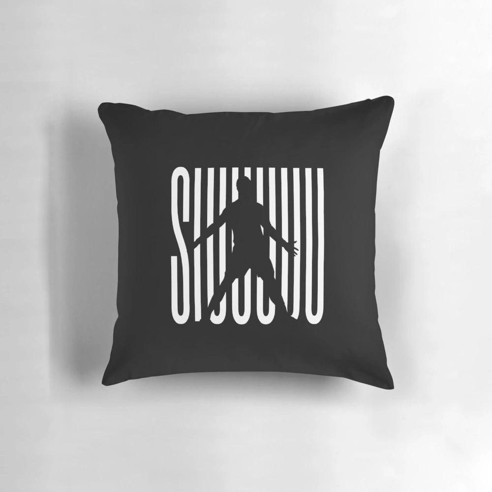 Cristiano Ronaldo inspired "Siuuu" celebration pillow