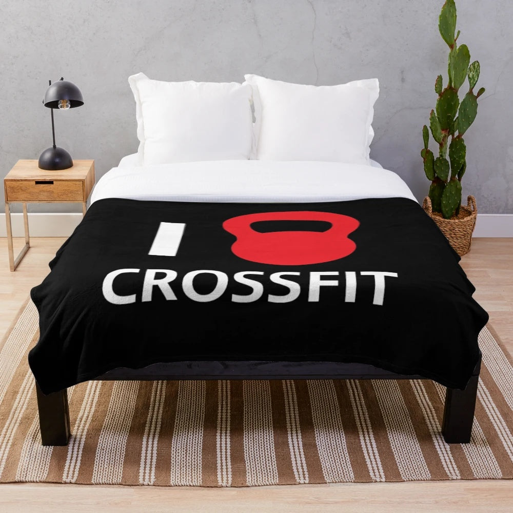 Cozy Crossfit Inspired Plush Blanket