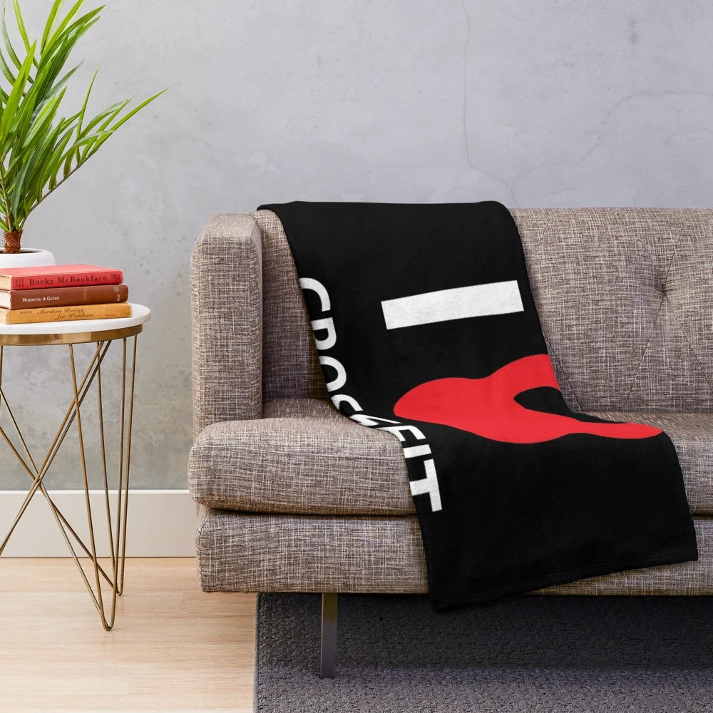 Cozy Crossfit Inspired Plush Blanket
