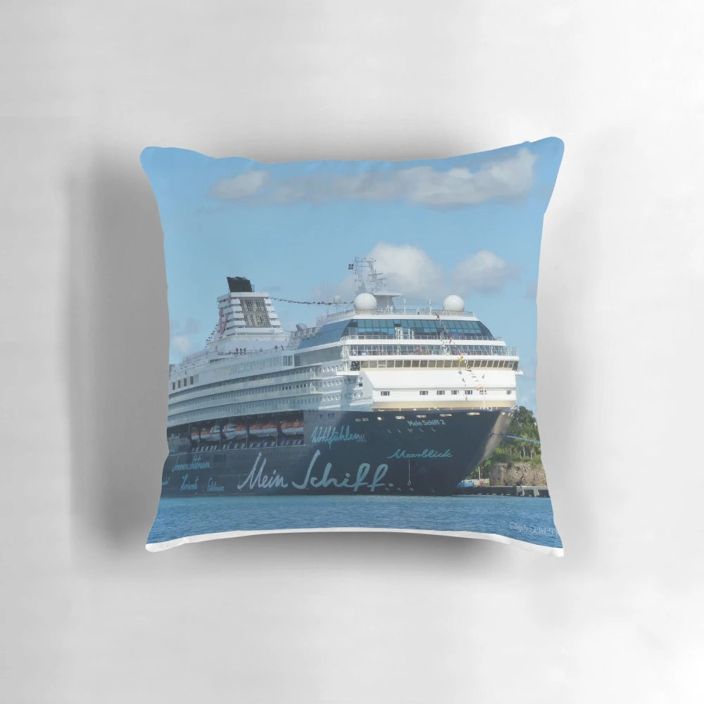 Mein Schiff 2 cruise ship sailing in the Caribbean