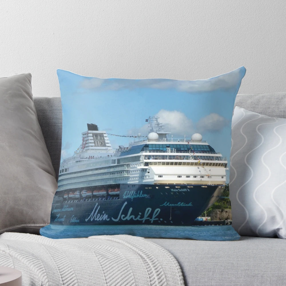 Mein Schiff 2 cruise ship sailing in the Caribbean