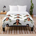 Cry Baby inspired plush blanket featuring alternative movie poster art