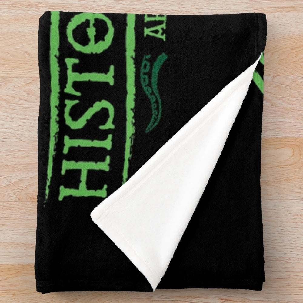 Miskatonic Historical Society Plush Blanket with Cthulhu and Lovecraft-inspired design