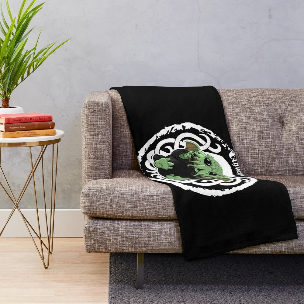Cthulhu-themed plush blanket for babies and toddlers