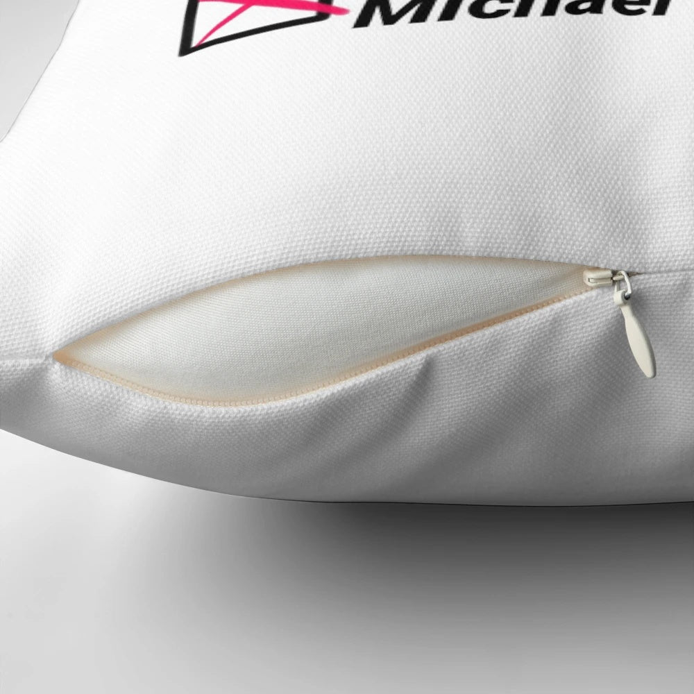 Soft, plush pillow featuring the handsome and talented actor Michael B. Jordan from popular movies like Black Panther and Creed.