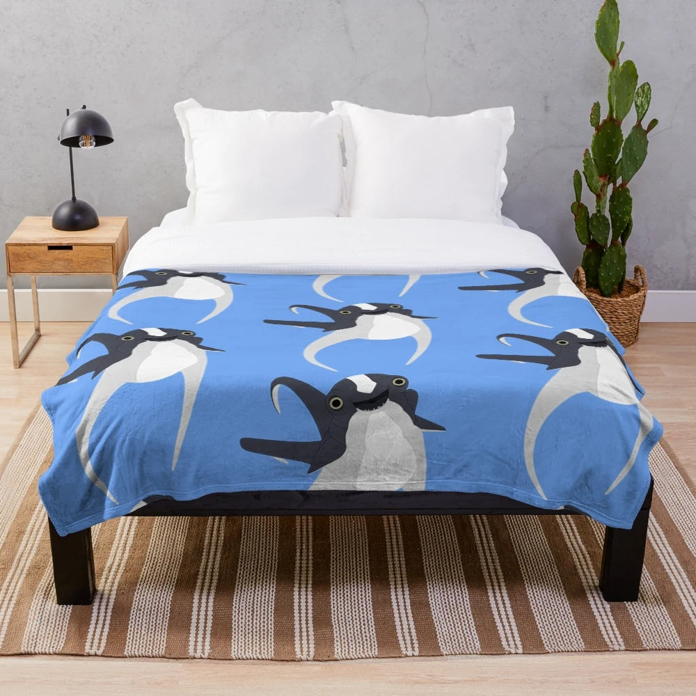 Subnautica cuddlefish inspired plush blanket
