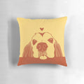 Soft and huggable begging dog plush pillow for dog lovers