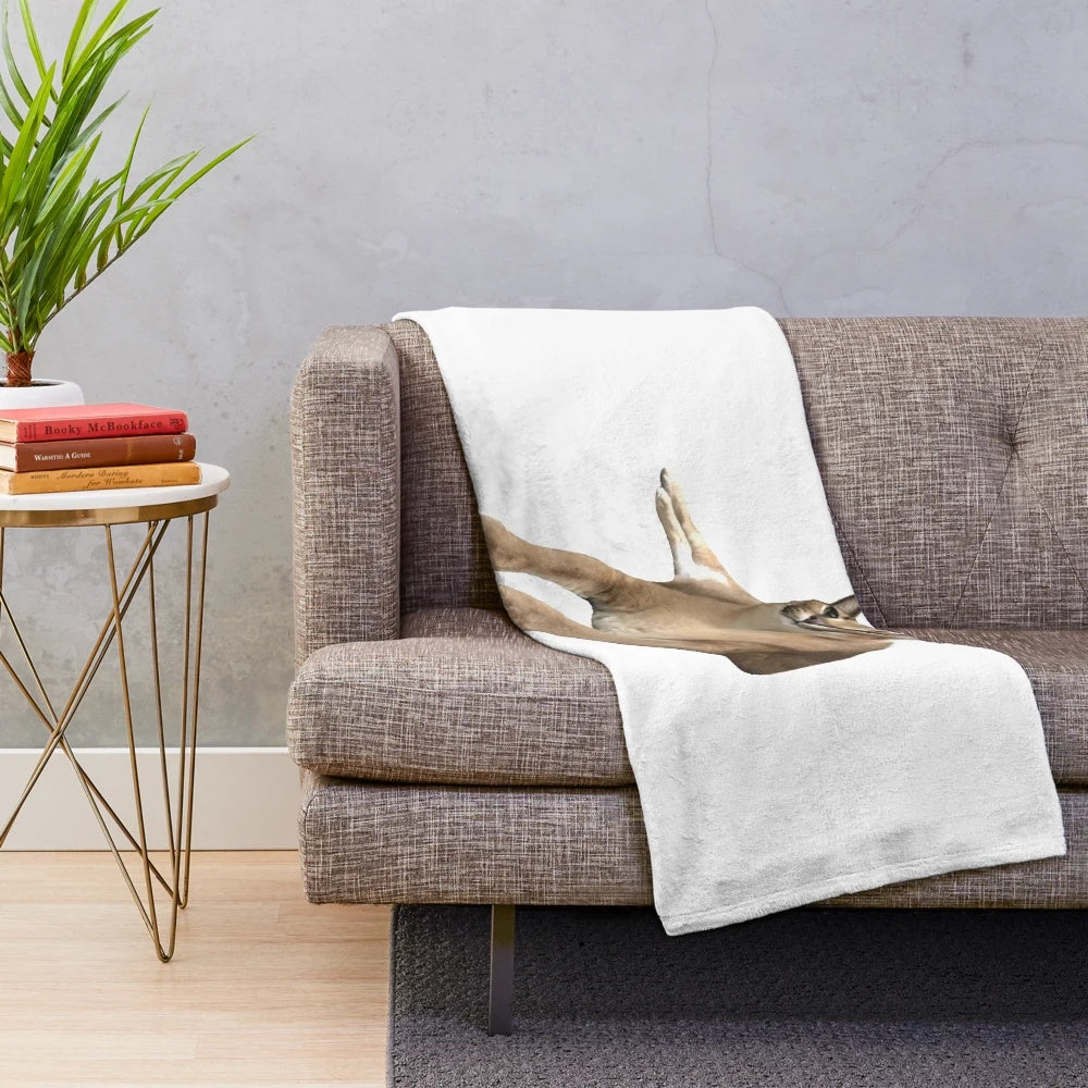 Soft and plush Big Floppa cat throw blanket