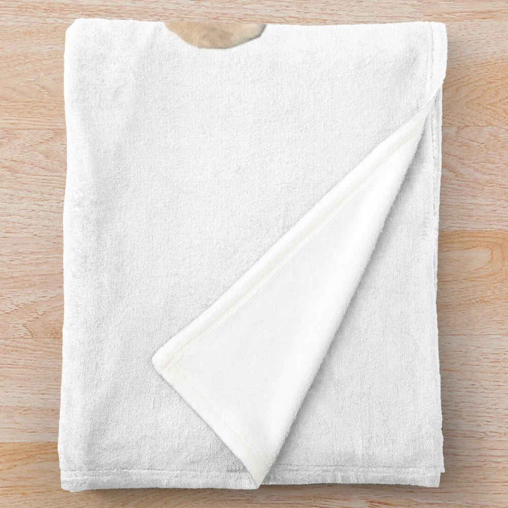 Soft and plush Big Floppa cat throw blanket