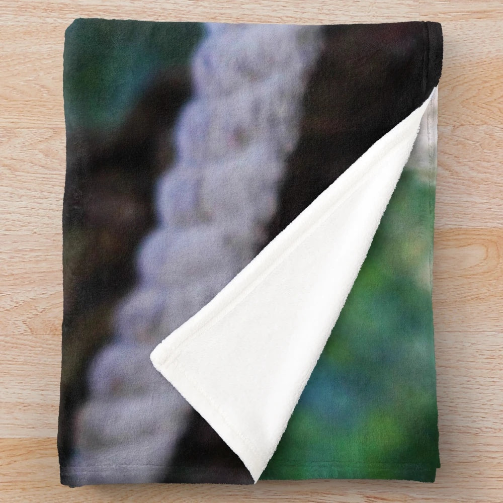 Soft, plush budgie-themed blanket in yellow and green colors