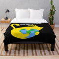 Soft and plush cat-themed blanket with cute kitty design