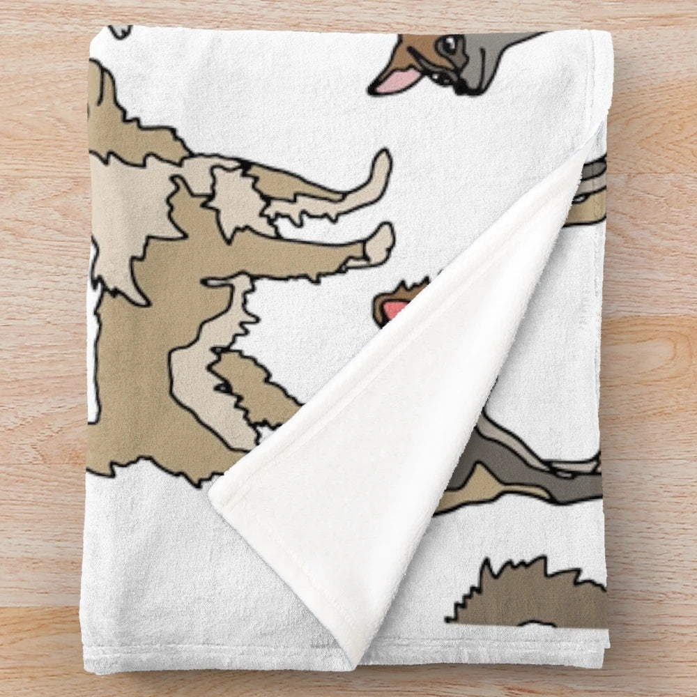 Soft and cozy chihuahua plush blanket for pet owners