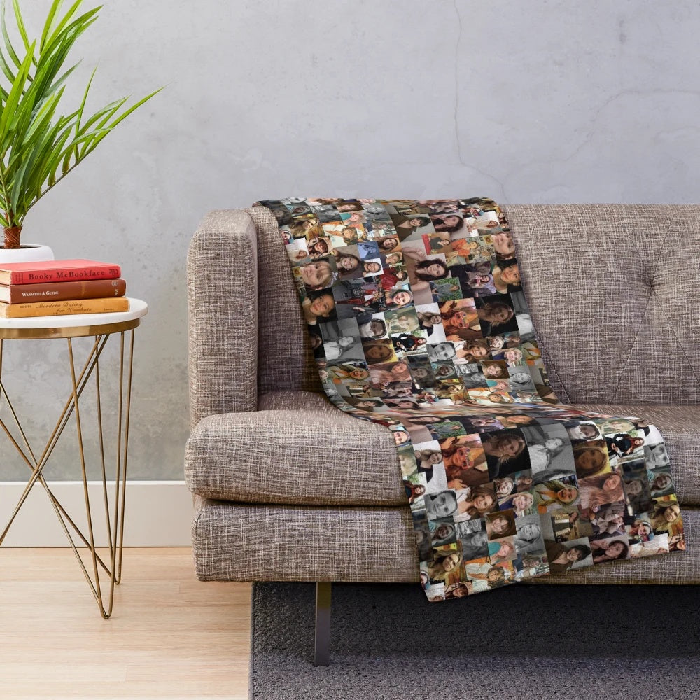 Elizabeth Olsen inspired plush blanket
