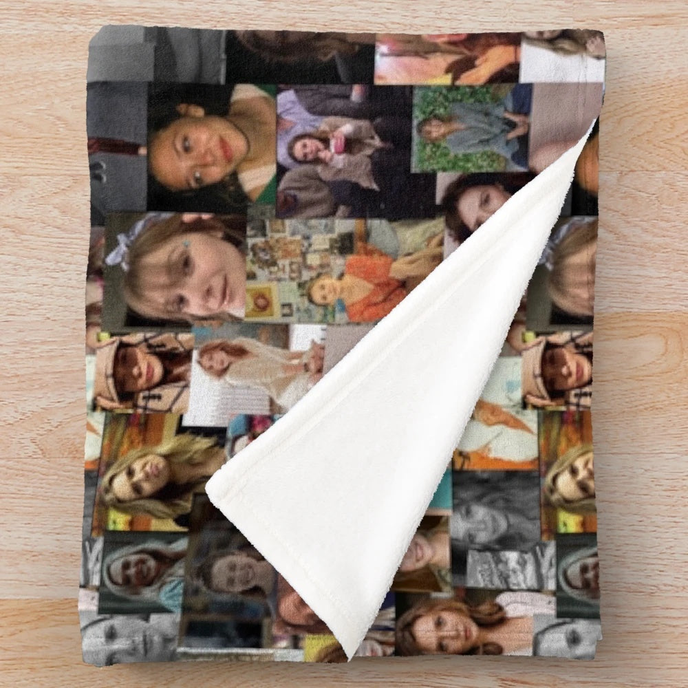 Elizabeth Olsen inspired plush blanket