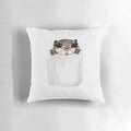 Soft, plush flying squirrel pillow perfect for wildlife rehabilitation lovers