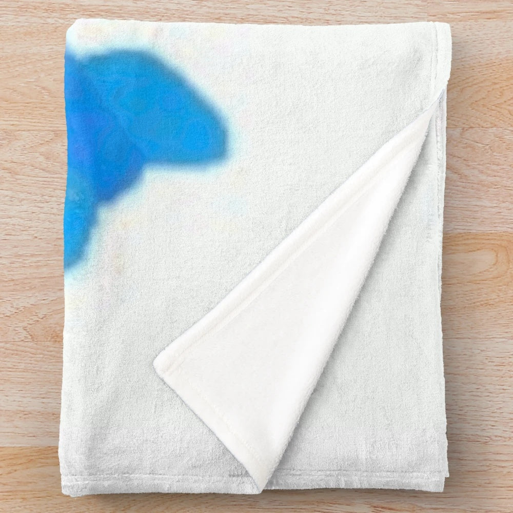 Soft and warm plush blanket with heart design