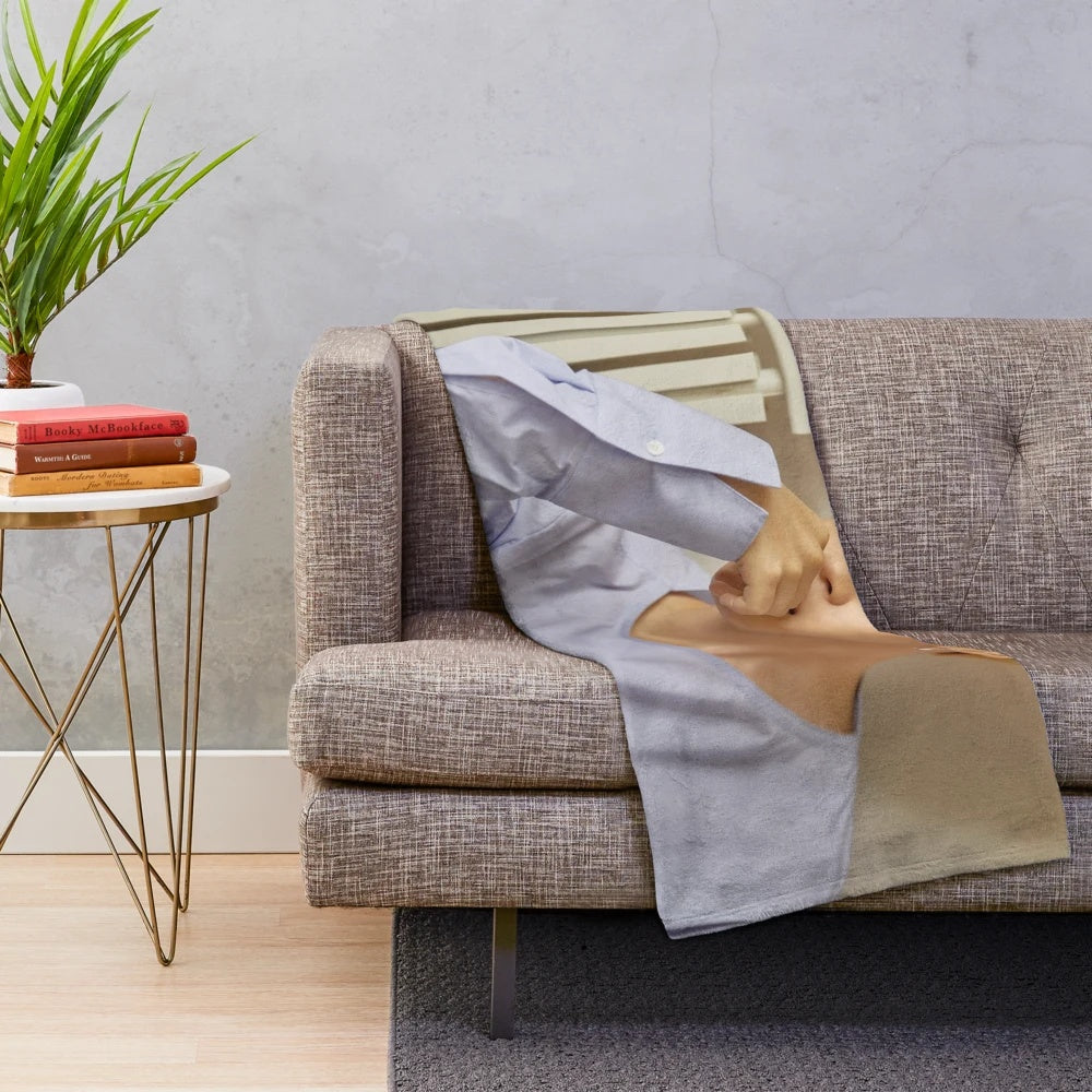 Soft and cozy Jimin-inspired plush blanket