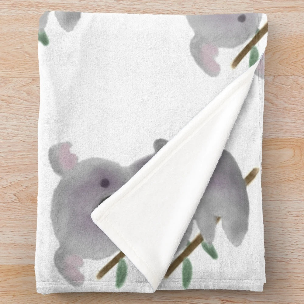 Soft and Cozy Plush Koala Bear Blanket