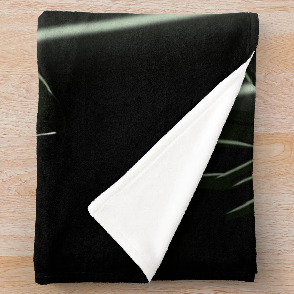 Cozy plush blanket featuring the Boulet Brothers' iconic Dragula monsters