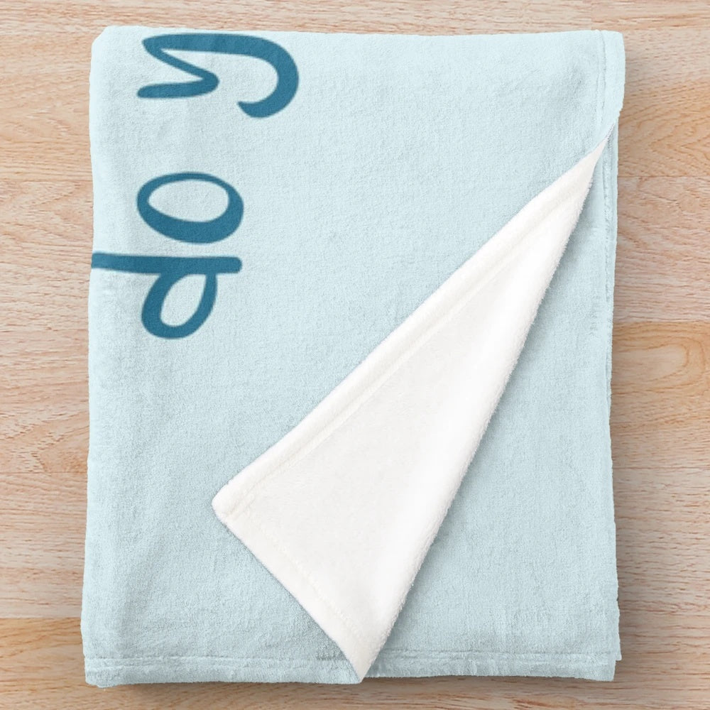 Adorable narwhal plush blanket - A cozy, legendary ocean creature