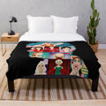 Soft and cozy plush blanket featuring artwork of Spanish film director Alejandro Mogolloart