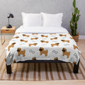 Soft and Cozy Shar Pei Puppy Plush Blanket
