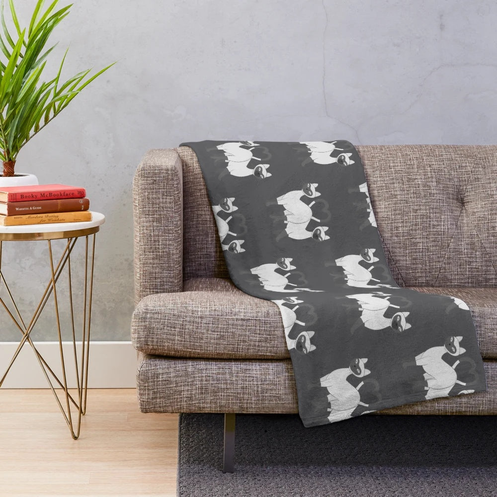 Soft and cuddly plush blanket featuring adorable Siamese cats
