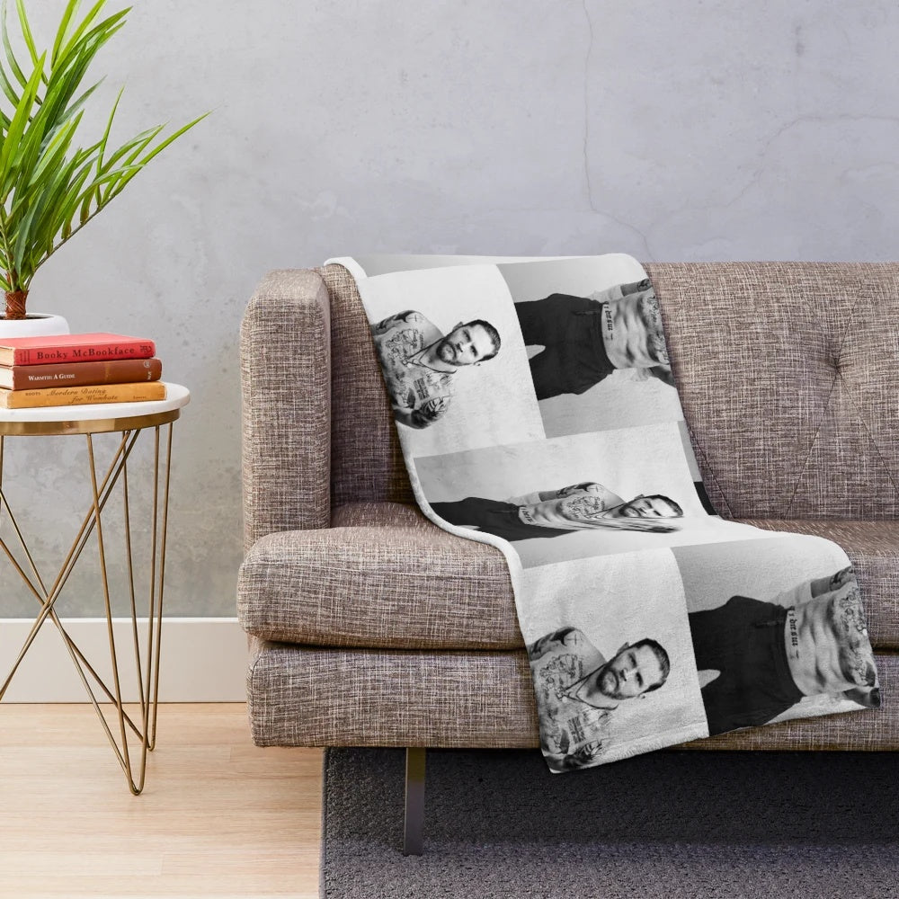 Tom Hardy plush blanket featuring the famous actor