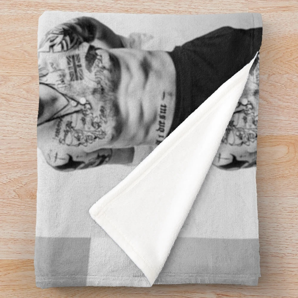 Tom Hardy plush blanket featuring the famous actor
