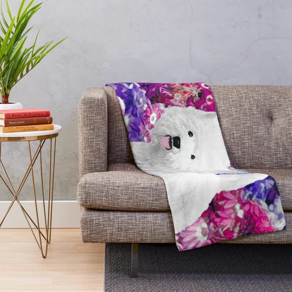 West Highland White Terrier Plush Blanket