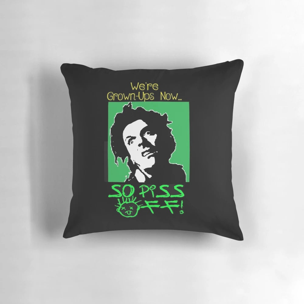 Plush "Drop Dead Fred" pillow with the iconic character design from the cult classic fantasy comedy film