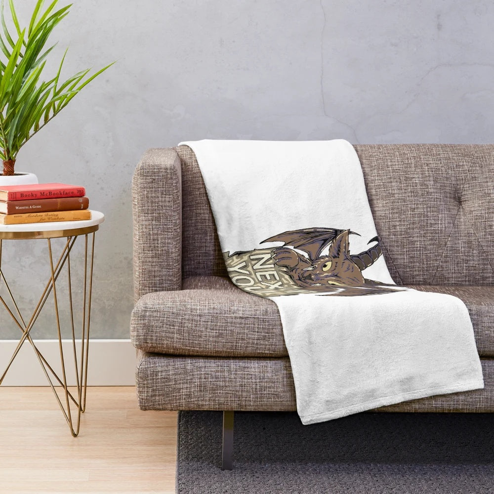 Custom plush blanket with unique designs