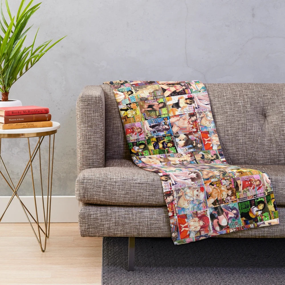 Cozy type 69 anthology collection plush blanket for anime and manga fans