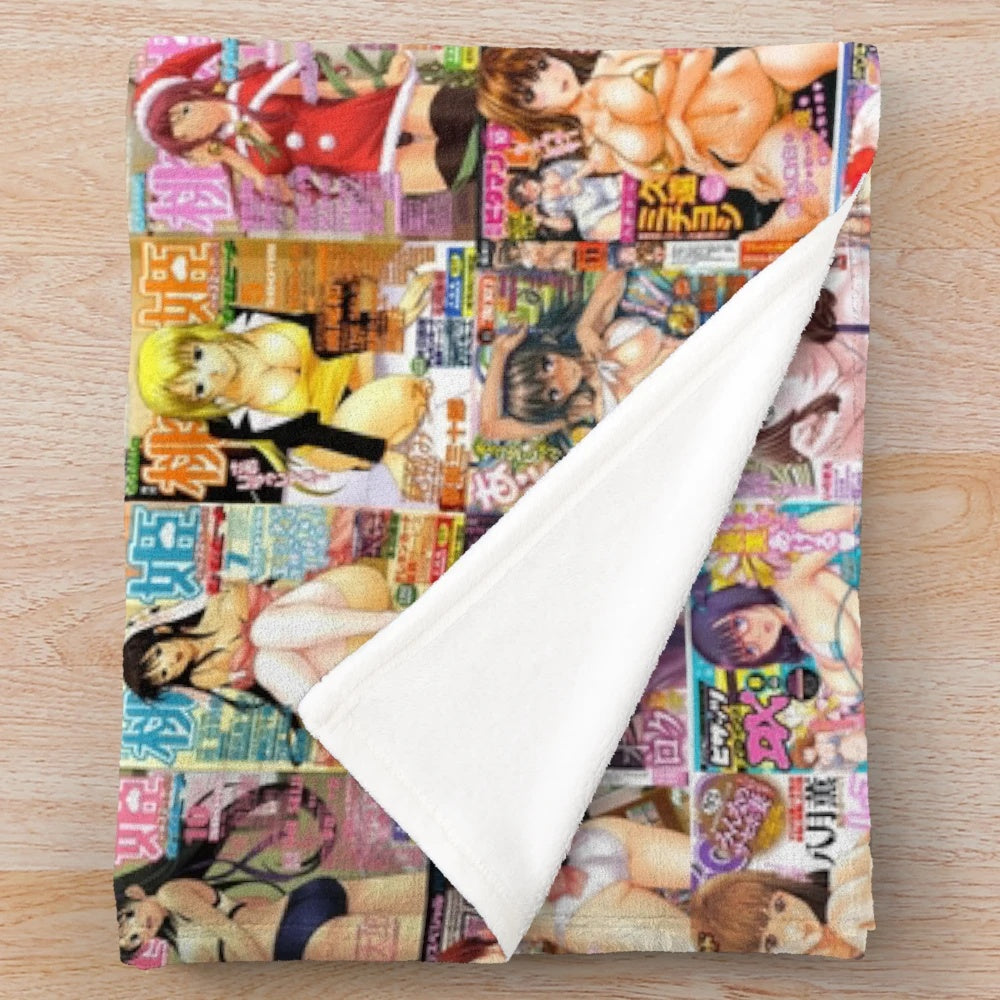 Cozy type 69 anthology collection plush blanket for anime and manga fans