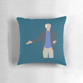 Curb Your Enthusiasm Larry David Shrug Throw Pillow - Iconic Humor from the Hit TV Show