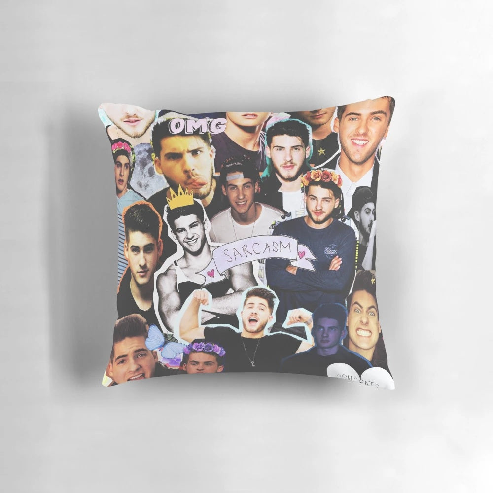 Cody Christian Collage Pillow - Custom Teen Wolf Fan Art