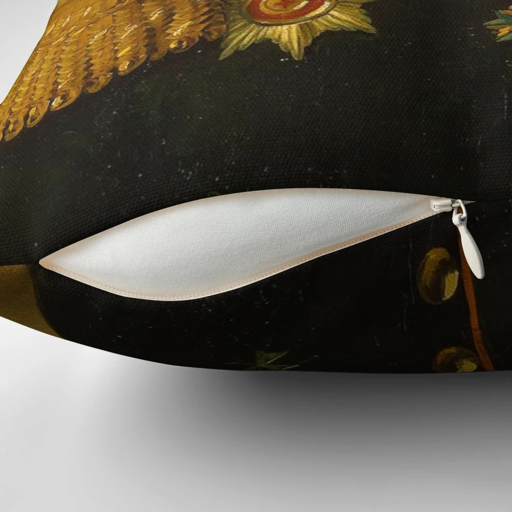 Unique custom-made pillow featuring a Photoshopped portrait of comedian Eddie Murphy