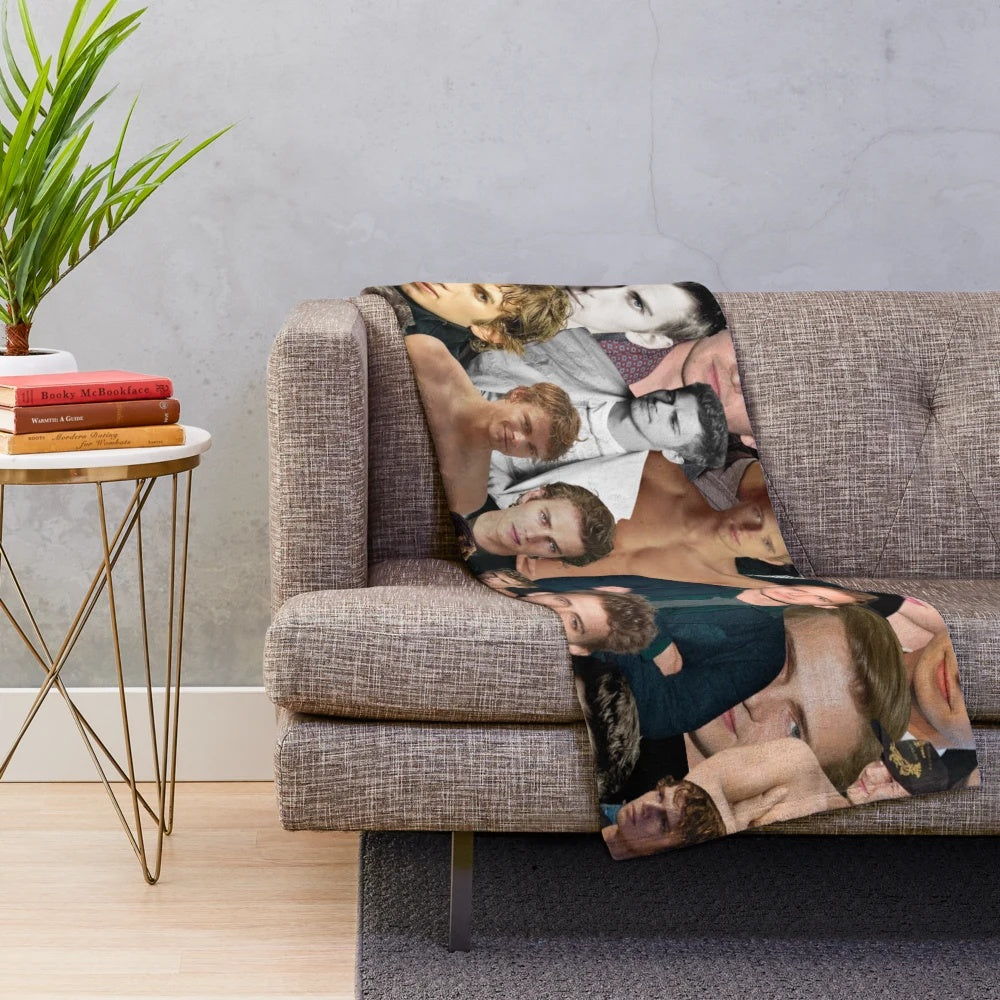 Hayden Christensen Photo Collage Plush Blanket