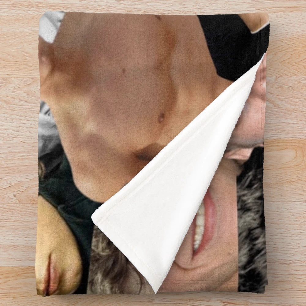 Hayden Christensen Photo Collage Plush Blanket
