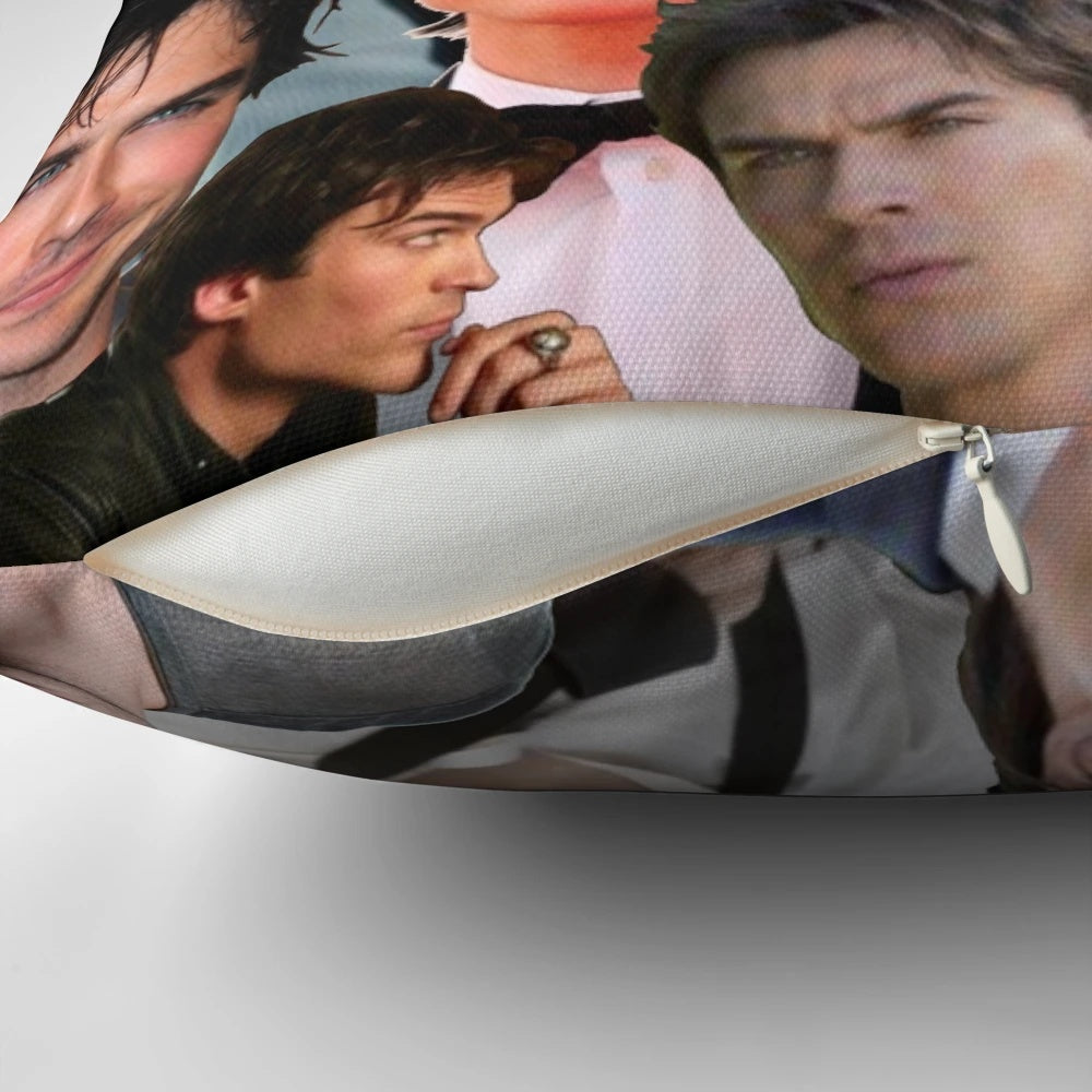 Ian Somerhalder Photo Collage Pillow